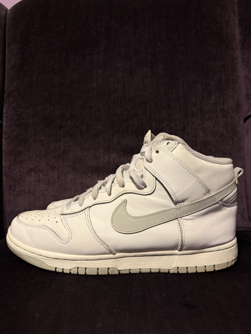 Size 9.5 - Nike Dunk High Grey Fog W